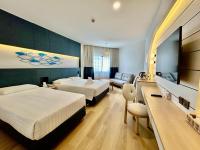 TV a/nebo společenská místnost v ubytování Jomtien Palm Beach Hotel and Resort