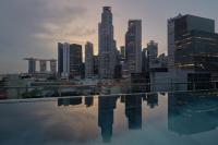 ホテルから撮影された、または一般的なシンガポールの景色