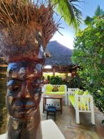 En generel udsigt til bjerge eller udsigt til bjerge taget fra hotellet