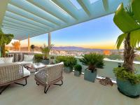 Balkón alebo terasa v ubytovaní One 360 Skyline Athens Penthouses