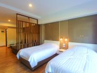 Postel nebo postele na pokoji v ubytování Huahin City View