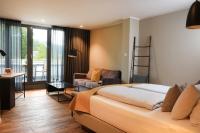 Postel nebo postele na pokoji v ubytování Landidyll Hotel zum Freden