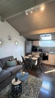 Kuchnia lub aneks kuchenny w obiekcie Au calme, parking gratuit,proche centre Thonon les bains