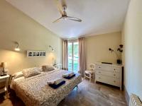 Łóżko lub łóżka w pokoju w obiekcie Confortable Chalet con piscina