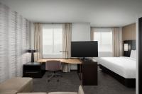 Residence Inn by Marriott Indianapolis Plainfieldにあるテレビまたはエンターテインメントセンター