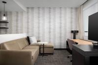 Residence Inn by Marriott Indianapolis Plainfieldにあるシーティングエリア