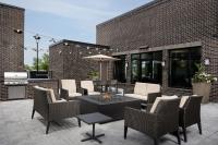Residence Inn by Marriott Indianapolis Plainfieldにあるシーティングエリア