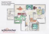 Plán poschodí v ubytovaní Apartment Schloemicher Leopold und Birgitt