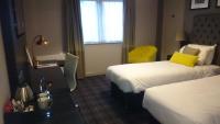 The Bulls Head Hotelにあるベッド