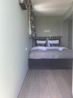 Posteľ alebo postele v izbe v ubytovaní Rooftop Apartment with Garden in Ioannina