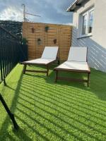 Vonkajšia záhrada v ubytovaní Rooftop Apartment with Garden in Ioannina