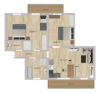 Kuchyňa alebo kuchynka v ubytovaní Apartment Guem