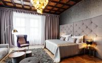 Postel nebo postele na pokoji v ubytování Grandhotel Brno