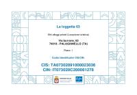 Certifikát, ocenenie alebo iný dokument vystavený v ubytovaní La loggetta 63