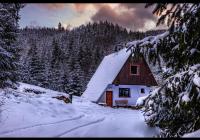 Chata na Liptove during the winter