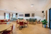 TV a/nebo společenská místnost v ubytování Aarhus Hostel og Hotel