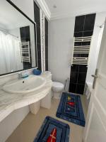 Koupelna v ubytování Appartement Monaco