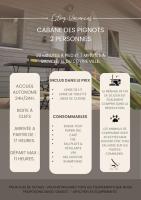 Les Cabanes de l'Airial Pîgnotsの見取り図または間取り図