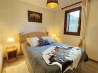 Posteľ alebo postele v izbe v ubytovaní Appartement confortable Flumet - Piscine, Parking, 2 ch, 6 pers - FR-1-603-69