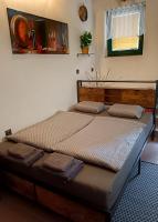 Postel nebo postele na pokoji v ubytování Apartmán u Révy