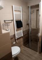 Koupelna v ubytování Apartmán u Révy