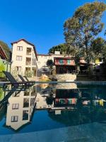 Bygningen som pensionatet ligger i