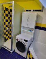 Kuchyň nebo kuchyňský kout v ubytování Apartmán Husovka Bruntál - pokoj MATYAS