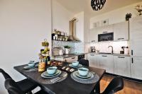 Kuchyň nebo kuchyňský kout v ubytování Burgas Residence 607