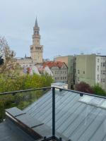 Widok na miasto Opole z tego hostelu
