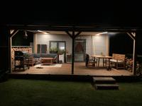 Zahrada ubytování Tiny house - Chatka v Řeži u Prahy