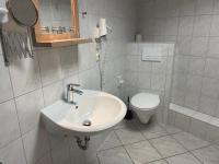 Koupelna v ubytování Hotel Rabenstein