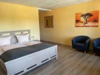Postel nebo postele na pokoji v ubytování Hotel Rabenstein