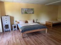 Postel nebo postele na pokoji v ubytování Hotel Rabenstein