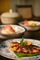 リゾートの敷地内または近くでの食事または食べ物