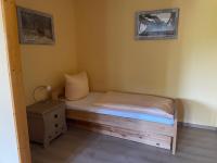 Postel nebo postele na pokoji v ubytování Hotel Rabenstein