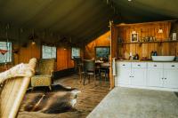 Půdorys ubytování Luxe tent op het platteland