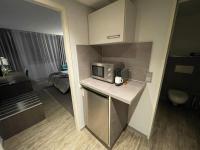 Půdorys ubytování 4* Boutique Zimmer am Düsseldorf Hafen + ÖPNV & TG