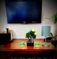 A television and/or entertainment centre at Mimoza İstiklal Apart Hotel
