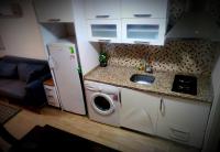 A kitchen or kitchenette at Mimoza İstiklal Apart Hotel