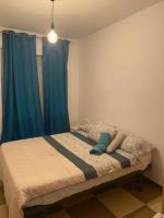 A bed or beds in a room at Spacious apartment with mountain view in Tabernas, 99 sqm