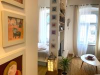 A bed or beds in a room at Apartmán Vincent
