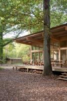 Reštaurácia alebo iné gastronomické zariadenie v ubytovaní Youza ecolodge