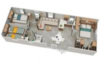 Posedenie v ubytovaní Mobil home 6 à 8 personnes SANS Fun Pass