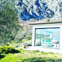 Vonkajšia záhrada v ubytovaní B&B La Montagna Rosa