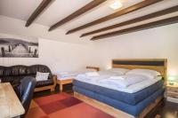 Posteľ alebo postele v izbe v ubytovaní Ferienhaus Villa Kanisblick
