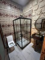 Koupelna v ubytování Sikeft Otel