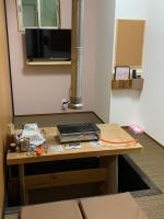 Sjónvarps- og/eða afþreyingartæki á 鳥取ビジネスホテル 四季の宿