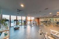 Fitness centrum a/nebo fitness zařízení v ubytování Villa with 3 bedrooms private pool and ocean view