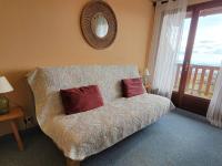Łóżko lub łóżka w pokoju w obiekcie Studio 4 pers, balcon sud, parking, résidence calme - FR-1-393-161