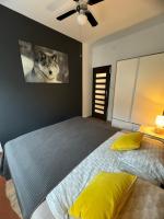 Posteľ alebo postele v izbe v ubytovaní Apartament Akali Centrum -Parking